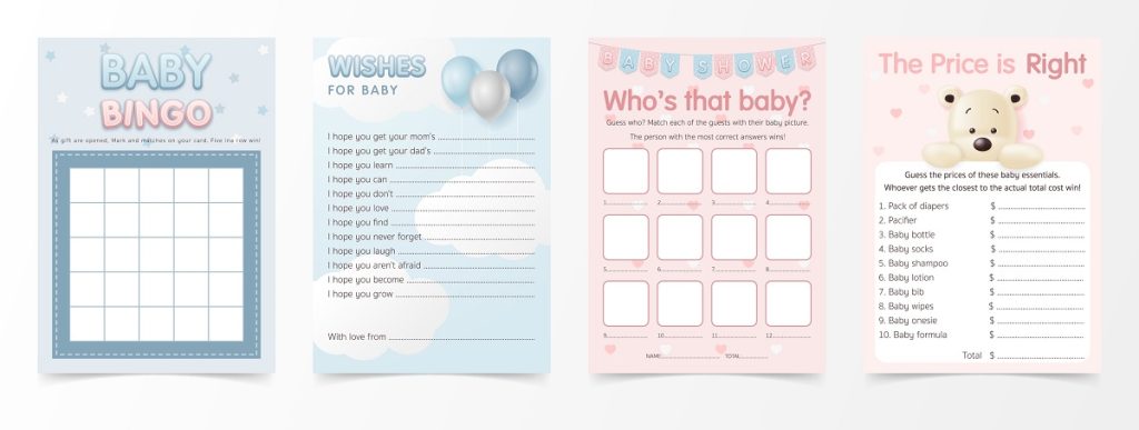 Baby shower games