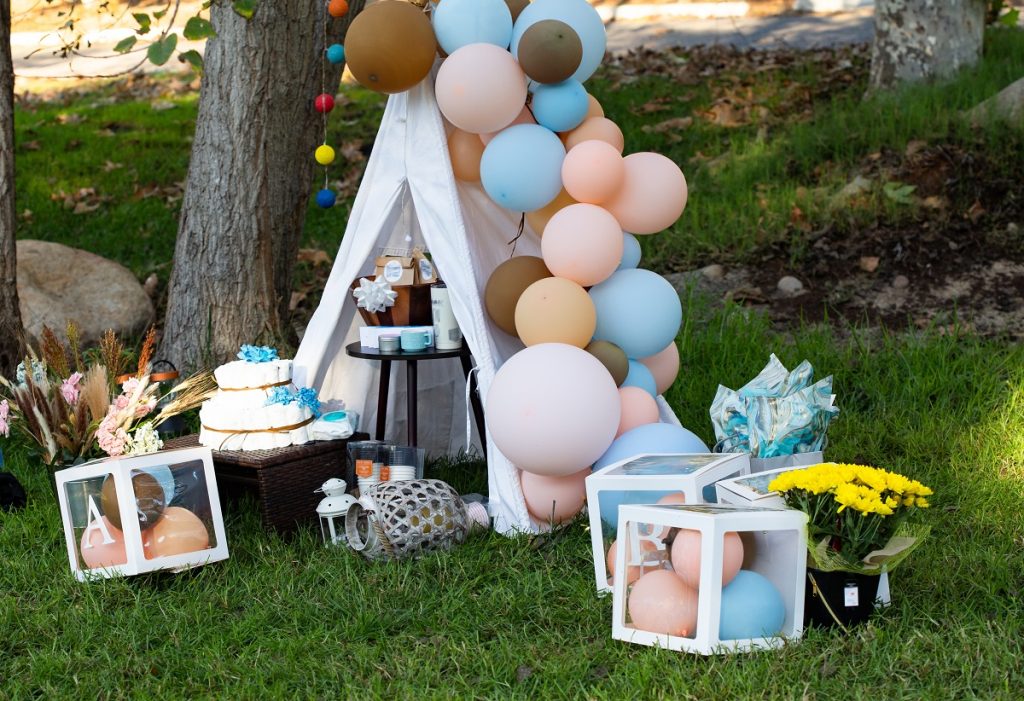 Boho baby shower