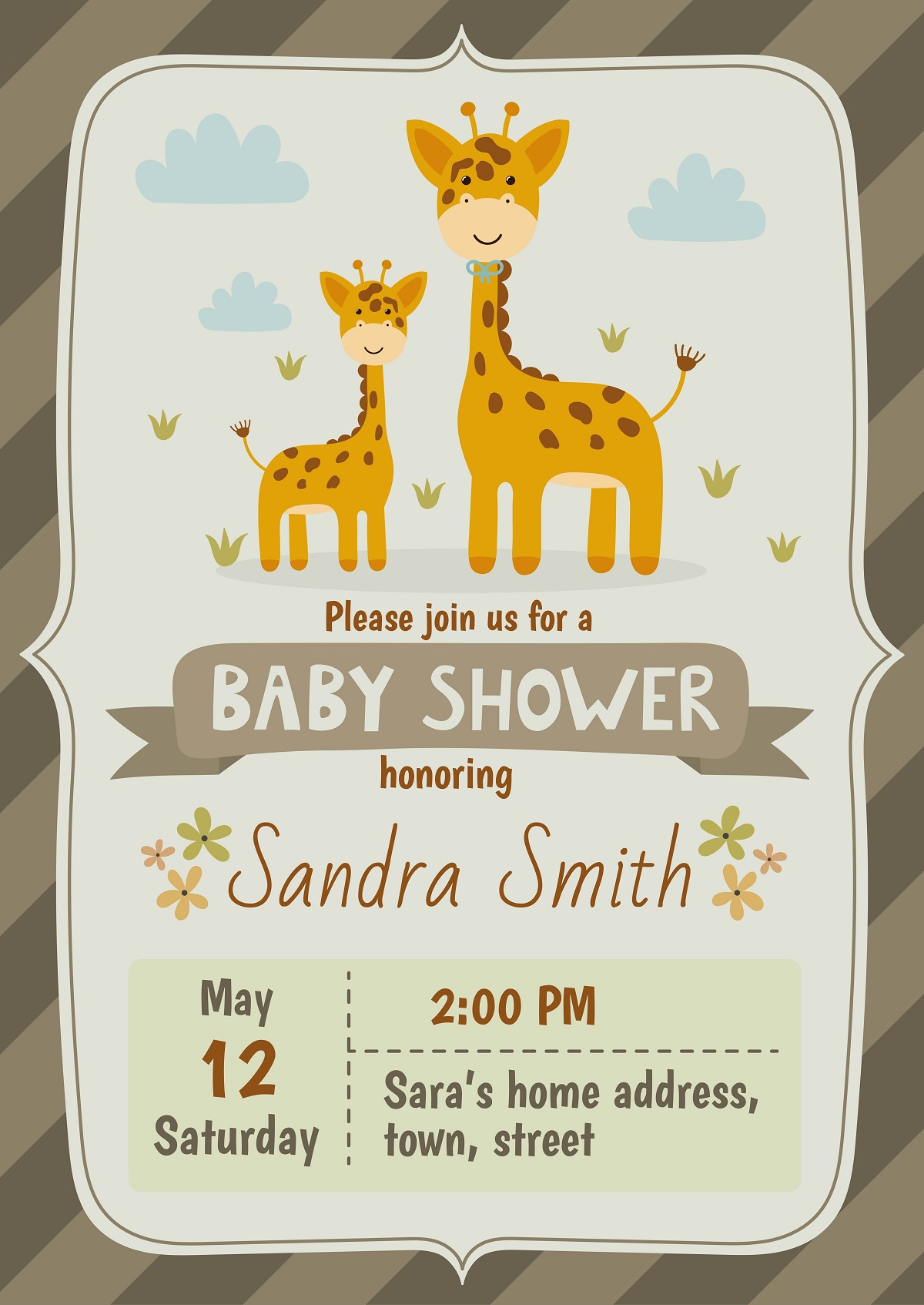 Giraffe invite