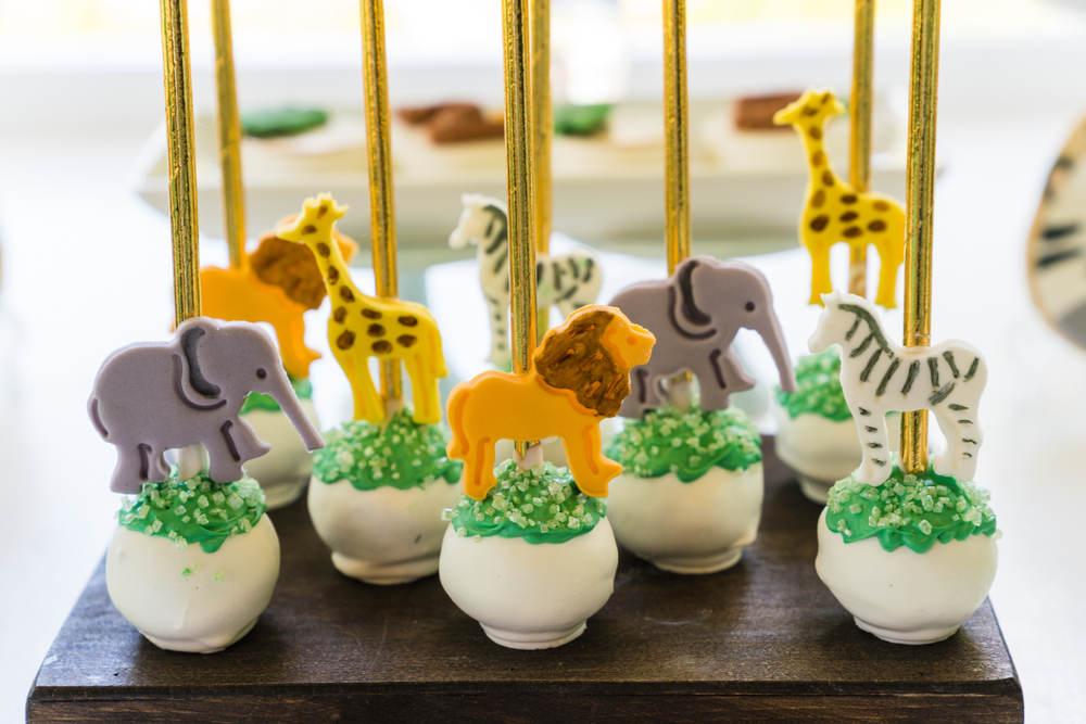 safari baby shower cake