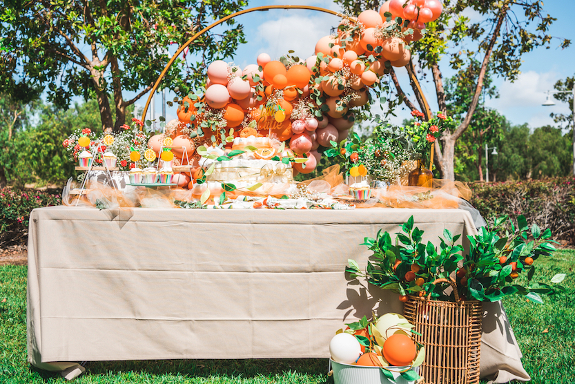 outdoor baby shower ideas