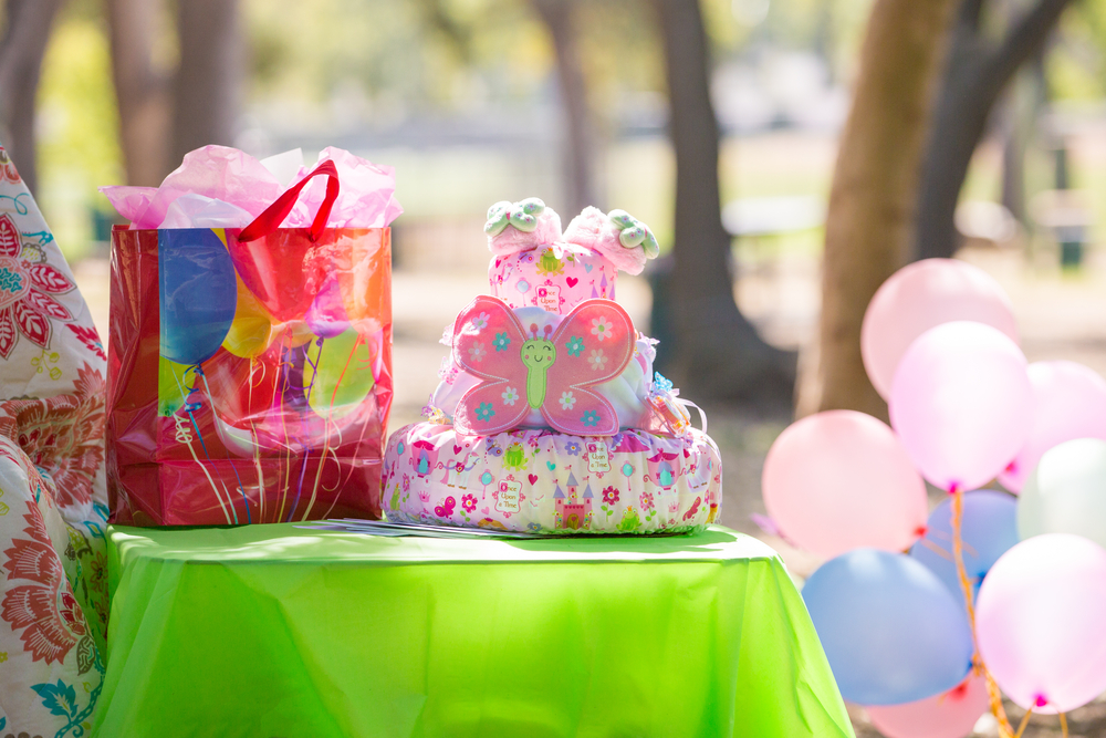 mini diaper cakes